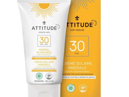 Crème Solaire Minérale FPS 30 Tropicale Hot on Sale