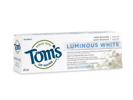 Dentifrice Naturel Luminous White Menthe Pure For Discount