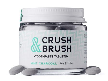 Comprimés de Dentifrice Crush & Brush Charbon Menthe Online Hot Sale