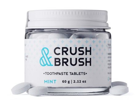 Comprimés de Dentifrice Crush & Brush Menthe For Discount