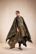 Green Chanderi High Low Anarkali For Sale