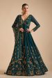 Emerald Green Anarkali Online Hot Sale