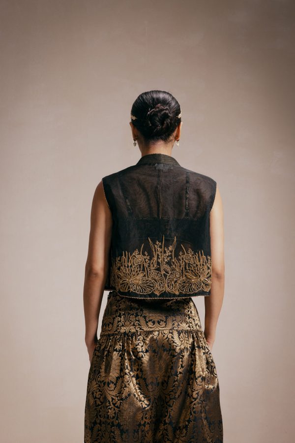 Gold Embroided Jacket & Pants Co-Ord Online