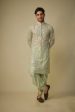 Sage Green Embroiderd Kurta Set Online