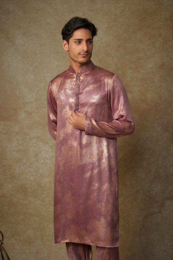 Maroon Kurta With Pant For Sale