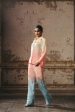 Peach Blue Beige Ombre Co-Ord Set Fashion