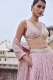 Alara Printed Mul Lehenga Set - Blush Online Sale