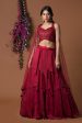 Red Lehenga Set Sale