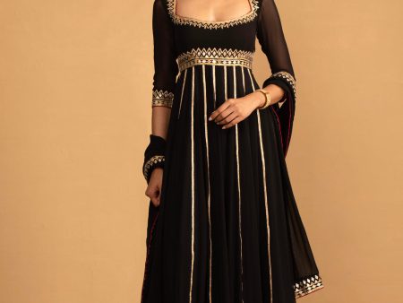 Black Anarkali Set Online