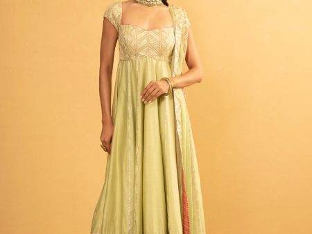 Bottle Gourd Anarkali Set Online Sale