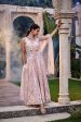 Baby Pink Mirror Embroidered Anarkali Set For Discount