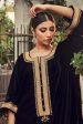 All Black Vevet Kurta And Salwar Set Sale