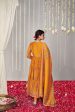 Bagicha Orange Angrakha Anarkali Set Of 3 For Cheap