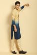 Beige Blue Ombre Kurta With Beige Pant Sale