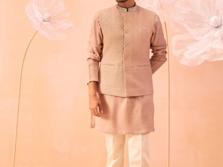 Nargis Nehru Jacket Set Discount