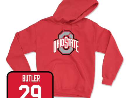 Red Baseball Team Hoodie  - Ryan Butler Online Hot Sale