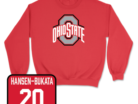 Red Men s Ice Hockey Team Crew  - Aiden Hansen-Bukata Online Sale