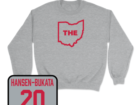 Sport Grey Men s Ice Hockey The Crew  - Aiden Hansen-Bukata Cheap