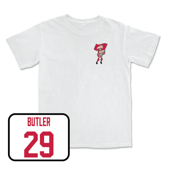 Baseball White Brutus Comfort Colors Tee  - Ryan Butler For Sale