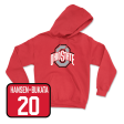 Red Men s Ice Hockey Team Hoodie  - Aiden Hansen-Bukata Online